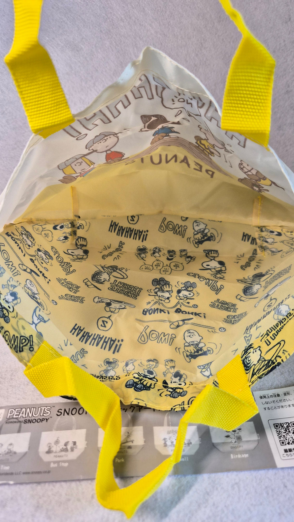 🐶 Colección Snoopy: Bolsas Clásicas Reutilizables