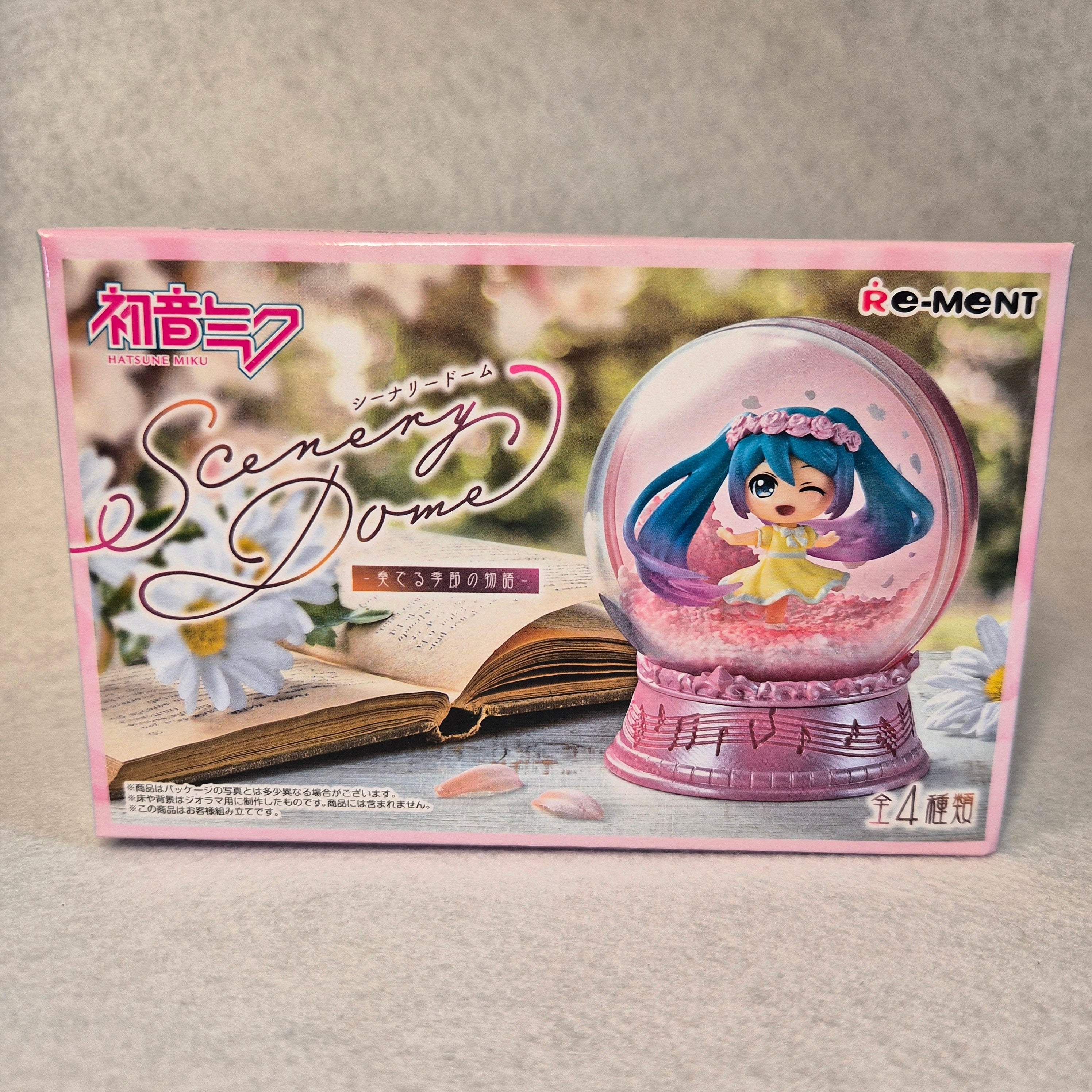 🎤 Rement Hatsune Miku Scenery Dome 🌸❄️