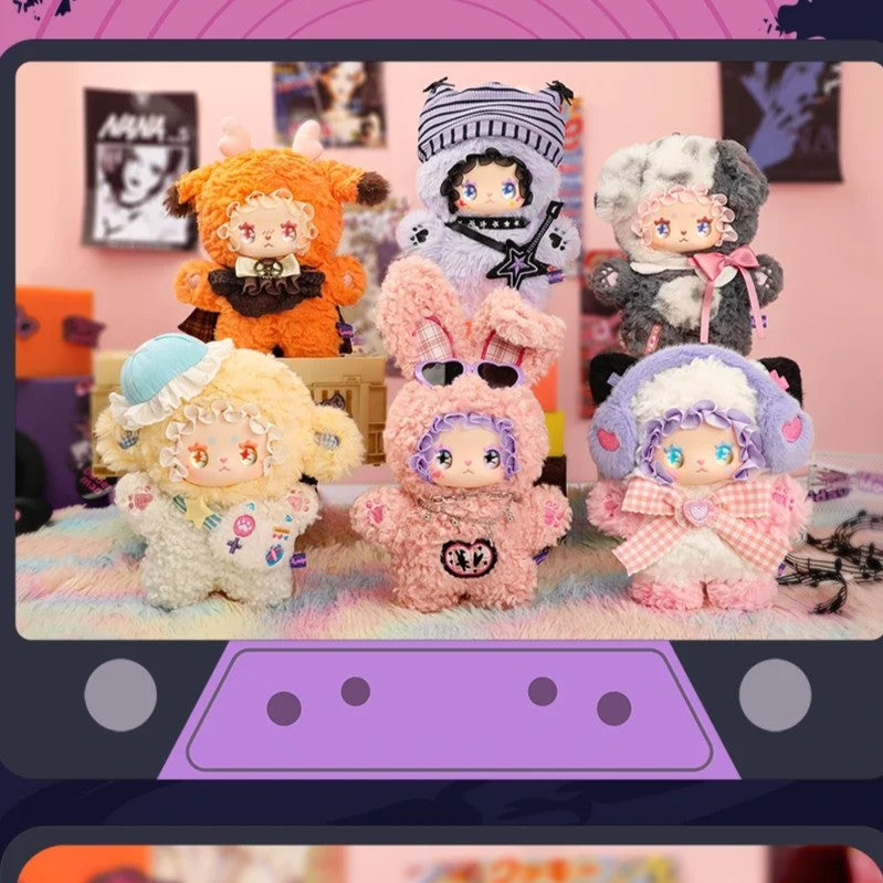 🎸 Blind Box Plush: Lovely Emma - Punk Era Series ✨