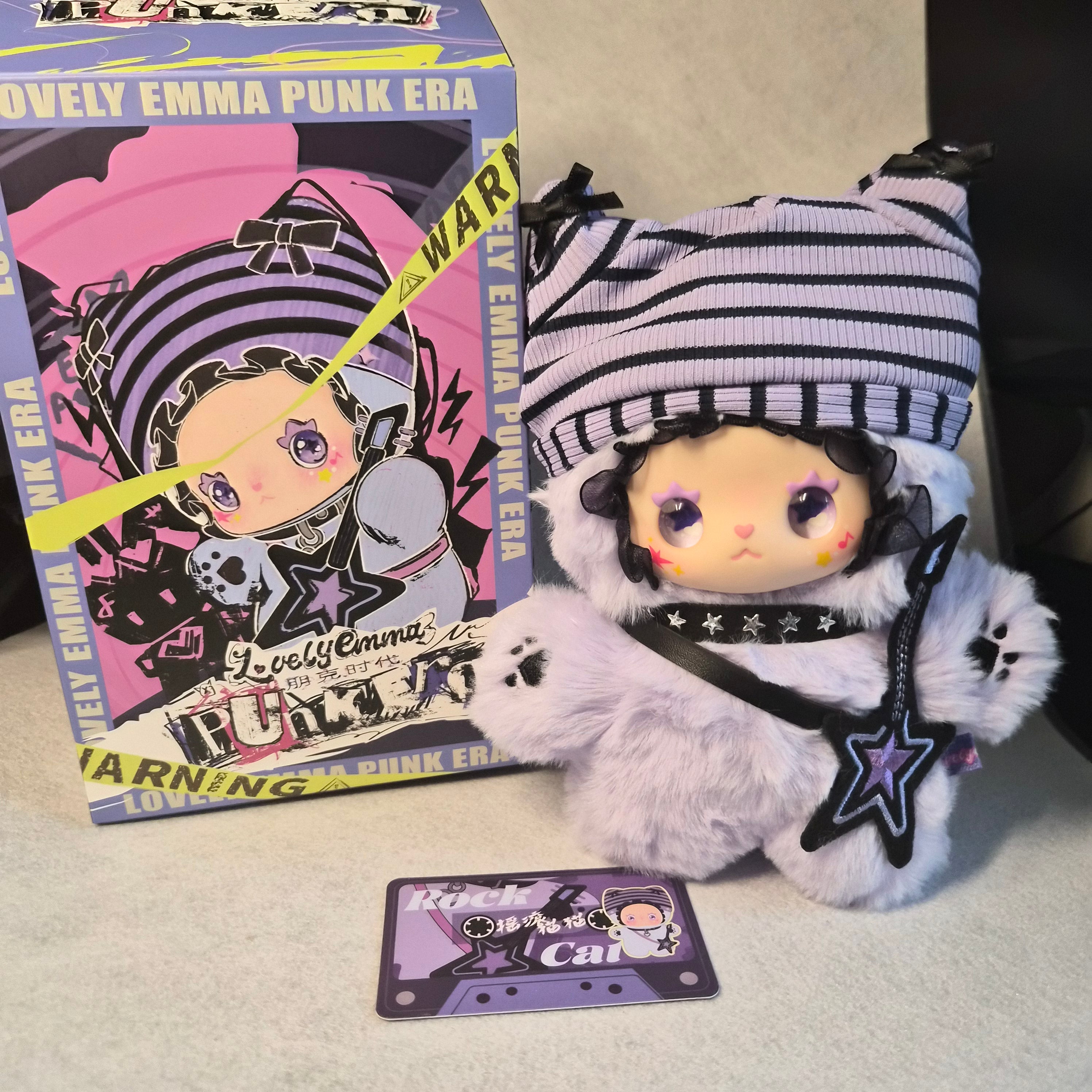 🎸 Blind Box Plush: Lovely Emma - Punk Era Series ✨