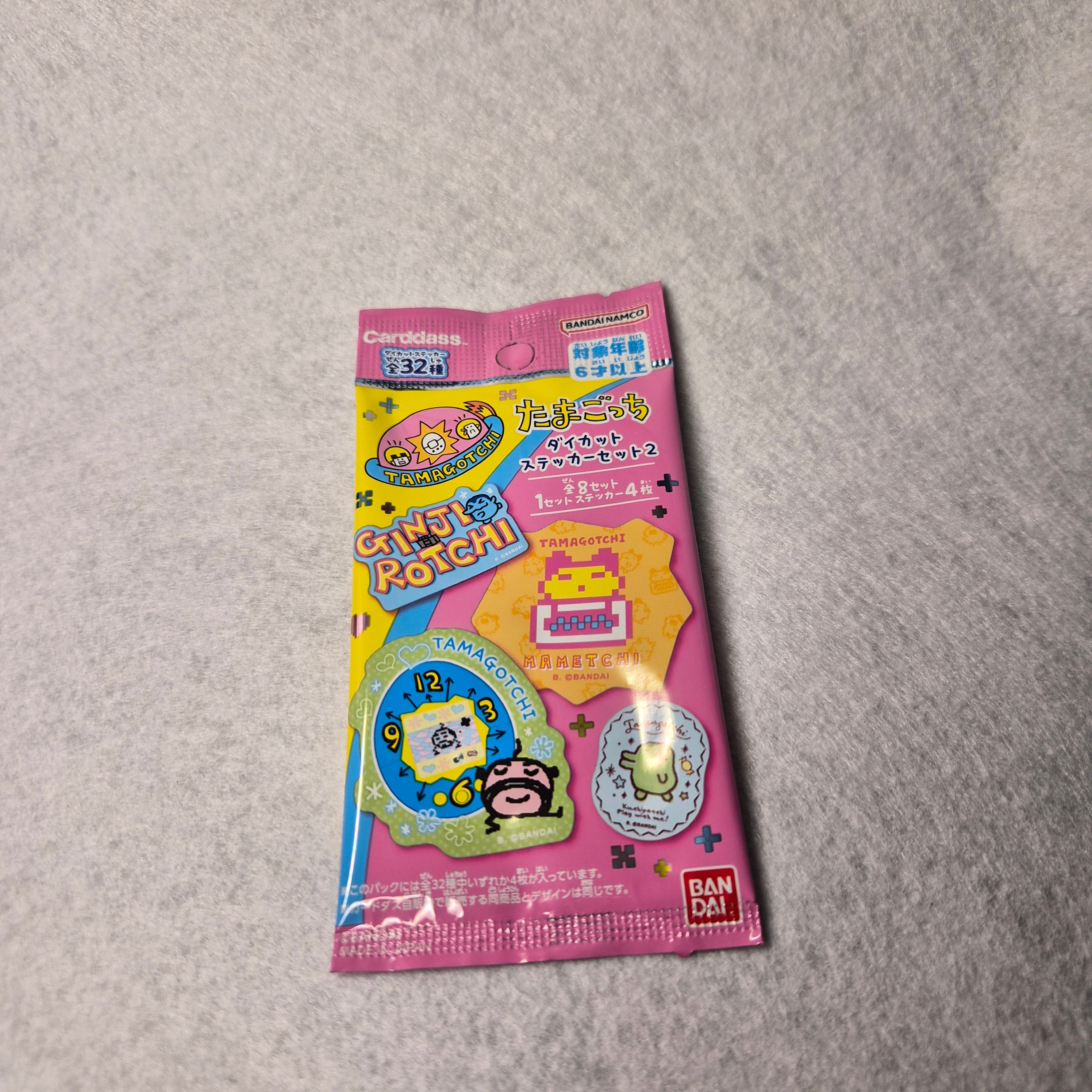 👾 Sobre Sorpresa Carddass: Tamagotchi - Die-Cut Sticker Set 2 ✨