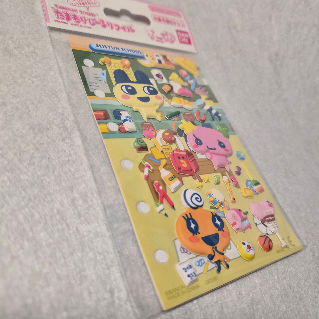 🎀 Pegatinas 3D Bandai: Tamagotchi "Tamamori Sticker Refill" ✨
