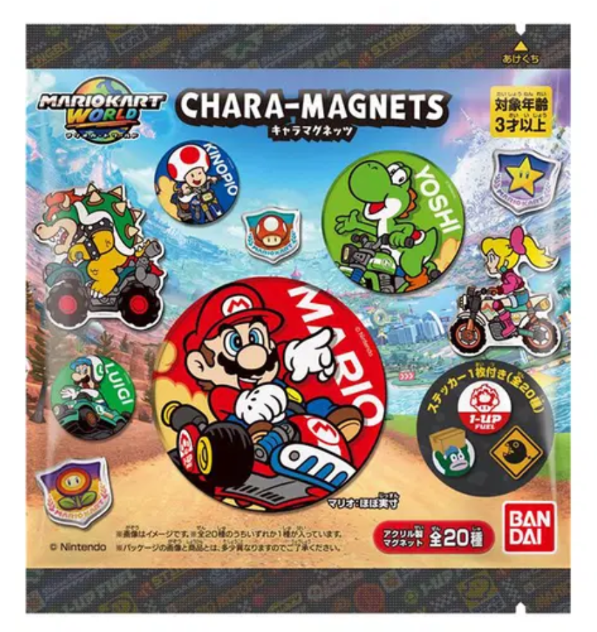 🏎️ Mario Kart World: Chara-Magnets 🐢