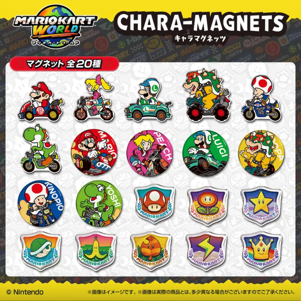 🏎️ Mario Kart World: Chara-Magnets 🐢