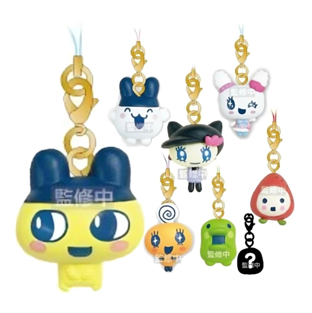 🎀 Colgante Coleccionable Bandai: Tamagotchi - Trading Mascot Strap