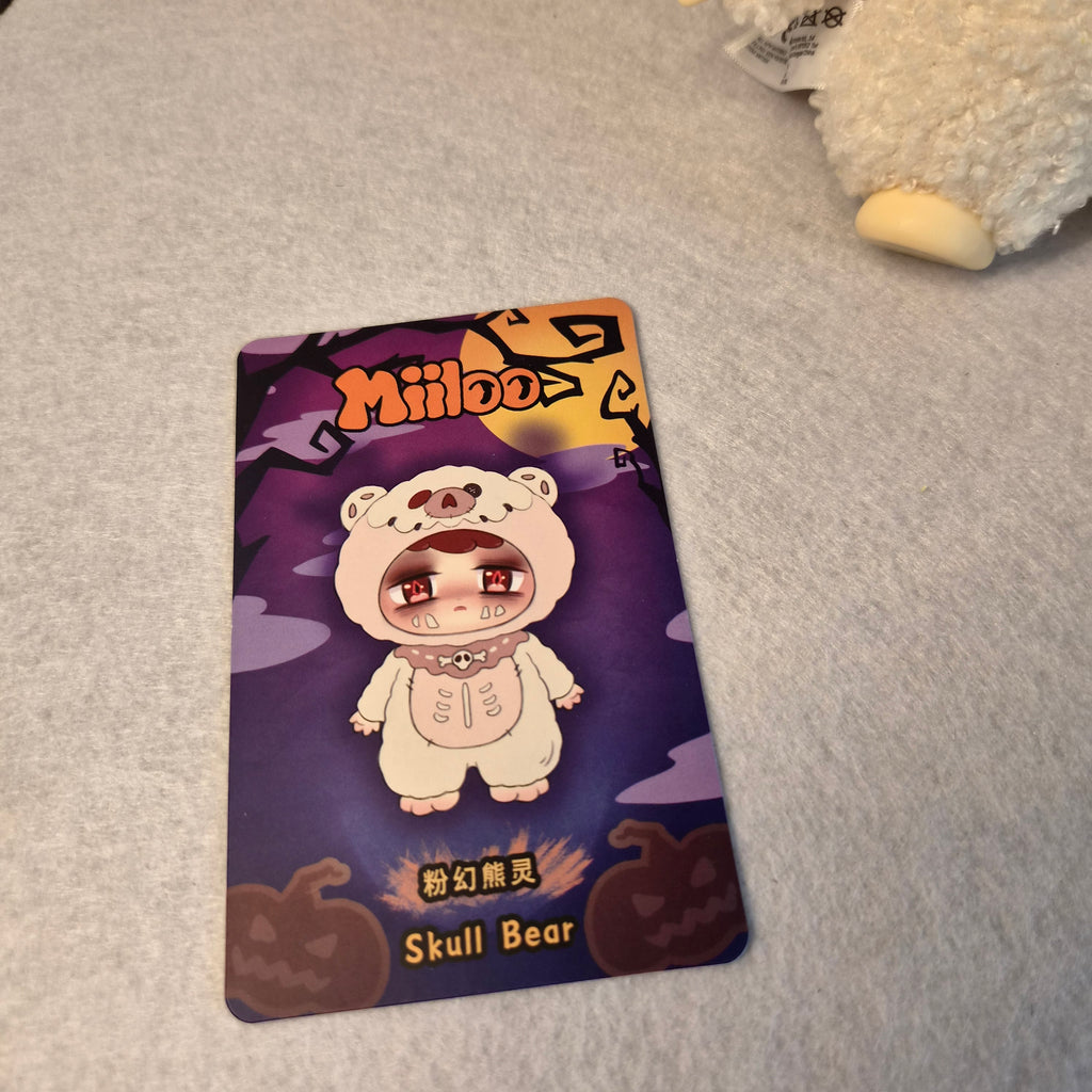 🧸 Miiloo Ghost Bear Plush Blind Box Series 🎃