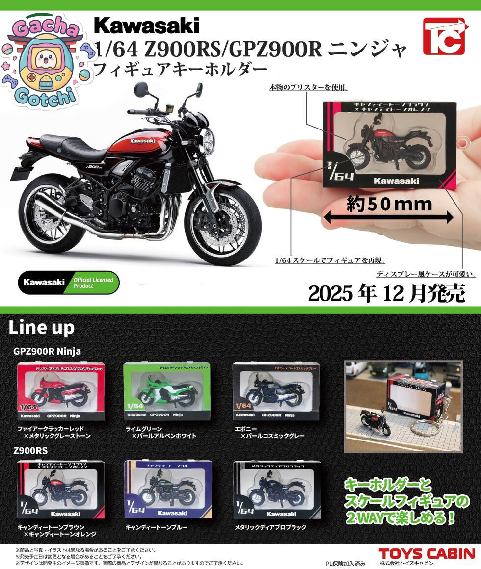 🏍️ Kawasaki 1/64 (Z900RS & Ninja GPZ900R) ✨